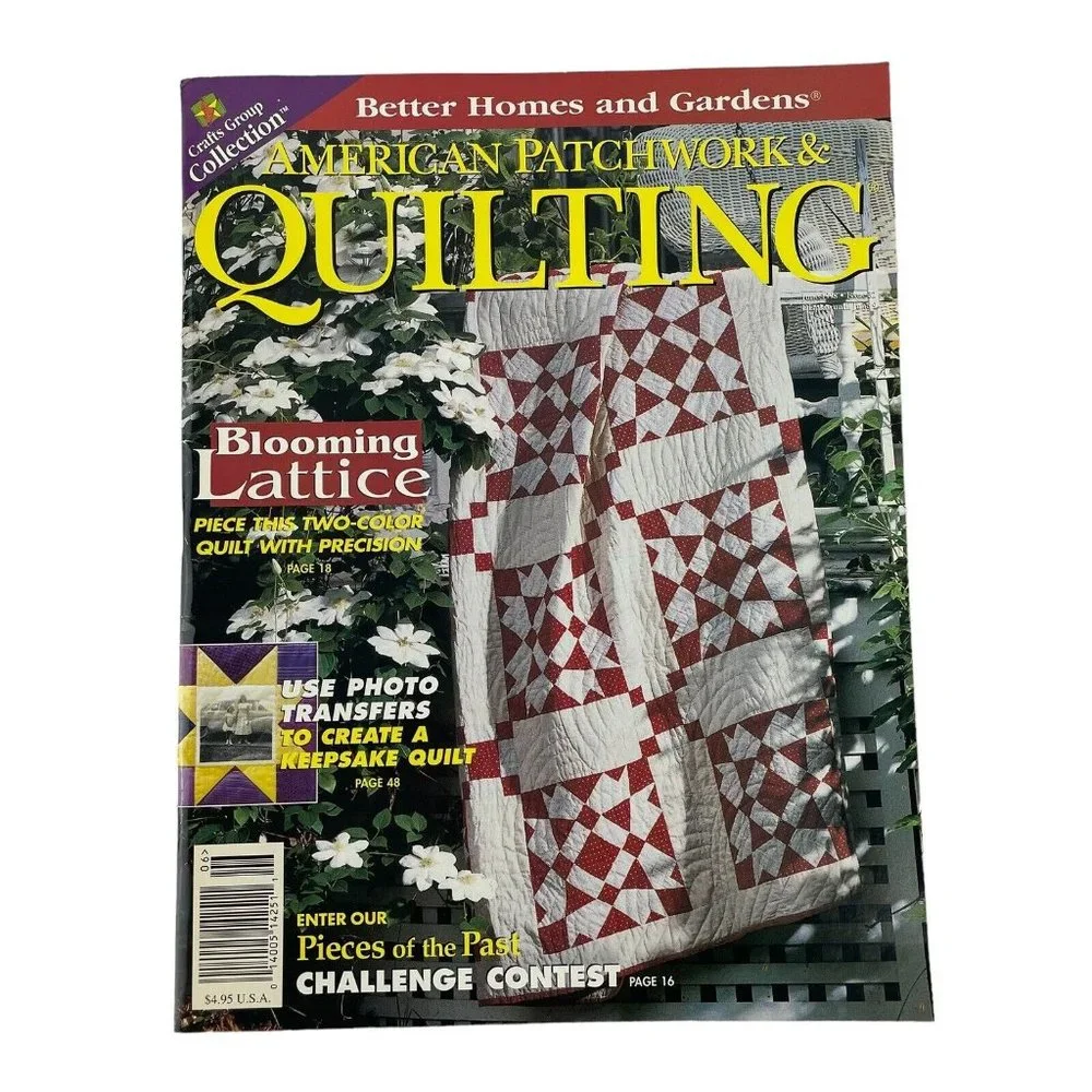 Better Homes‎ & Gardens American Patchwork & Quilting Magazines 1996-98 Lot of 6